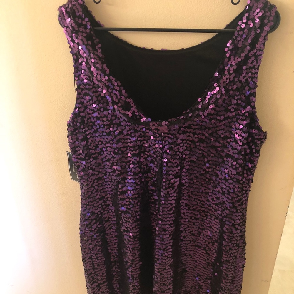 Jessica Howard purple sequin dress